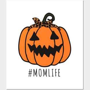 Funny Halloween Pumpkins Mom Life Gift Posters and Art